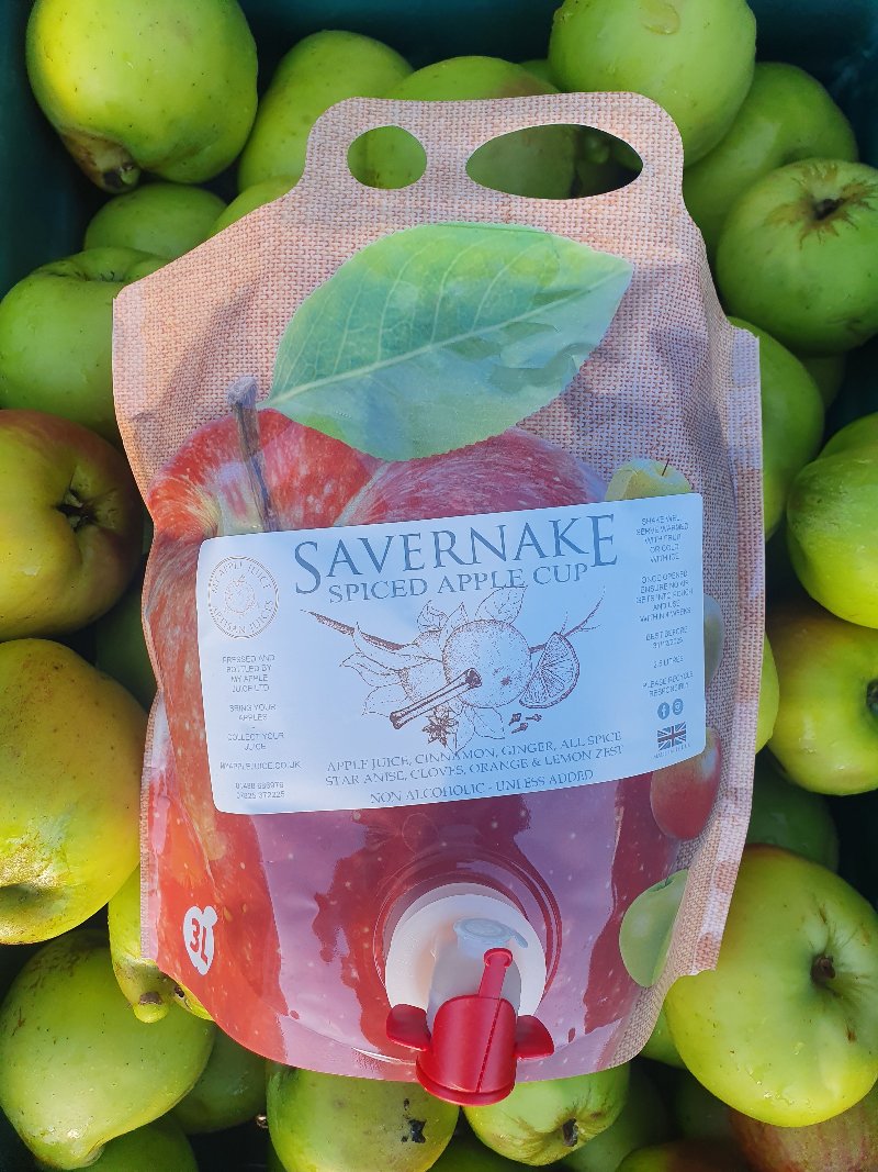 2.5L Pouch Spiced Apple Cup - Box of 3